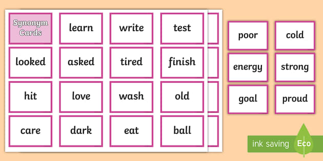 synonyms-upper-primary-cards-teacher-made