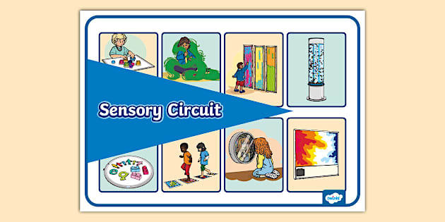 Sensory Circuit Display Poster Twinkl Sign Teacher Made