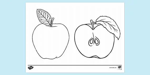 Learning to draw an Apple with letter C - KidzeZone
