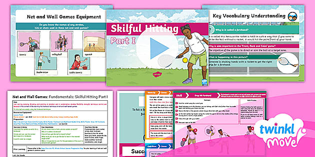 Y3 Net and Wall Games: Fundamentals Lesson 4 - Skilful Hitting Part I