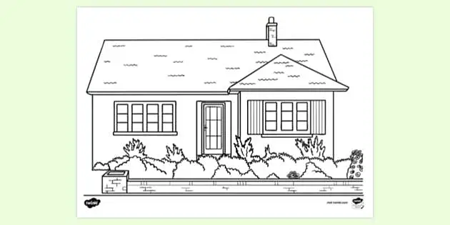 How to Draw a House Step by Step  EasyLineDrawing