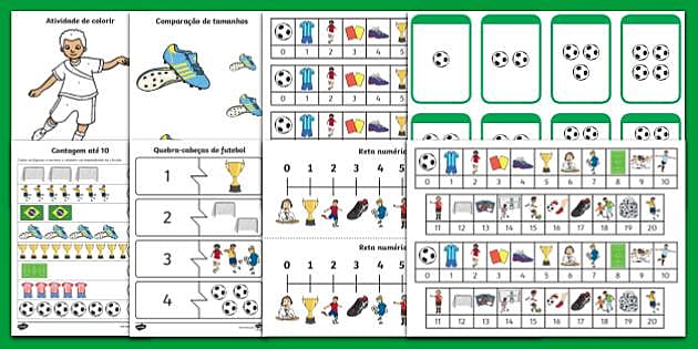 Desenhos para Colorir da Copa do Mundo de Futebol - Twinkl