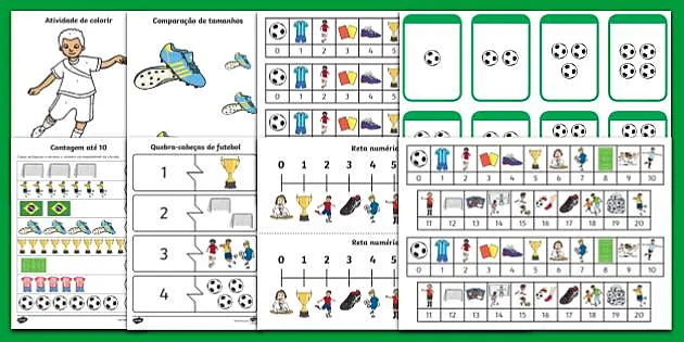 Atividades para Educação Infantil sobre a Copa do Mundo