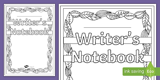 Writer s Notebook Book Cover teacher Made Twinkl