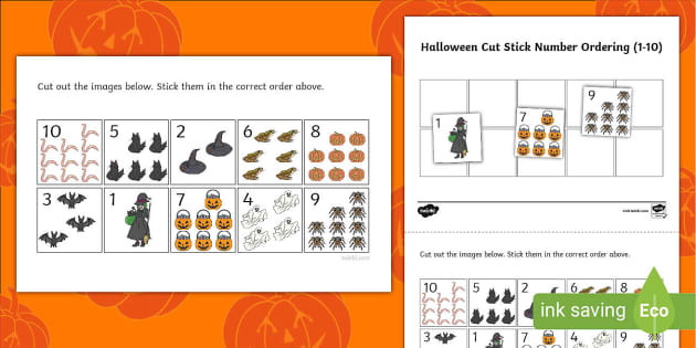 👉 Halloween Number Cards 1-6 (Teacher-Made) - Twinkl