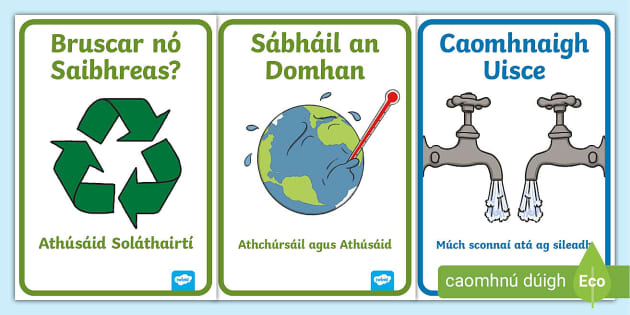 Éiceolaíocht- Pacáiste Póstaer (teacher made) - Twinkl