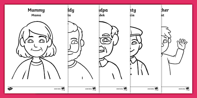 Sprawdzian Z Angielskiego Klasa 4 Temat Rodzina Rodzina | Nauka języka angielskiego | Kolorowanki - Twinkl