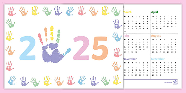 2025 Handprint Calendar Craft Teacher Made Twinkl T Tp 1669638244 2024 Handprint Calendar Craft Ver 3
