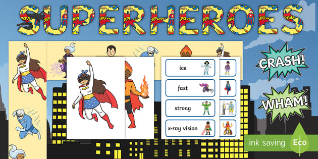 Ready Made Superheroes Display Pack Teacher Made Twinkl Ready Made Superheroes Display Pack Teacher Made Twinkl