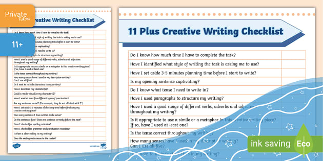 11 creative writing task