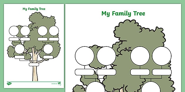 mi familia tree template
