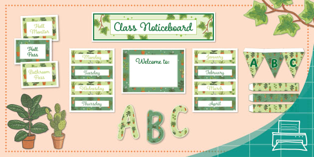 Classroom Display Pack Indoor Plant Classroom Decor