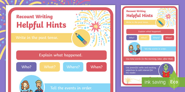 ks1-recount-writing-helpful-hints-prompt-sheet-twinkl