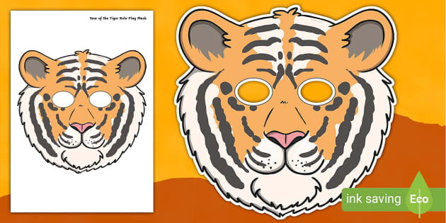 tiger mask printable