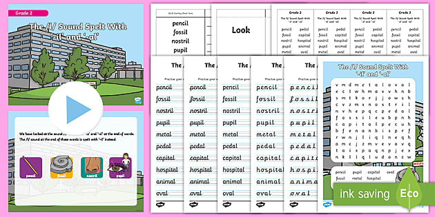 grade-2-phonics-il-and-al-spelling-pack-teacher-made