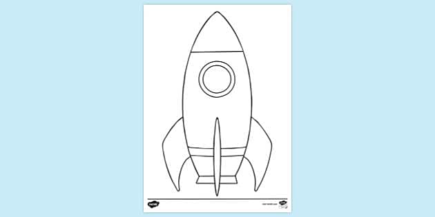FREE Printable Rocket Colouring Page Colouring Sheets
