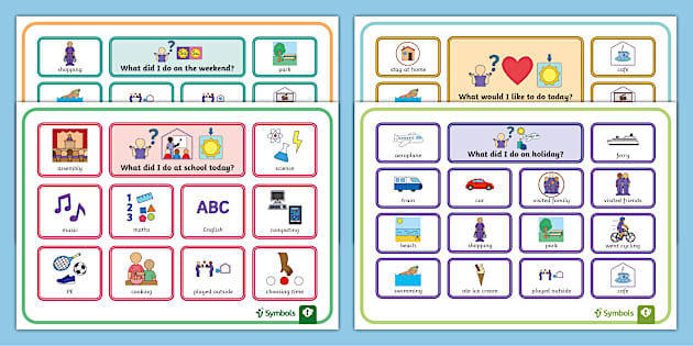 Twinkl Symbols: Conversation Boards Pack (teacher made)