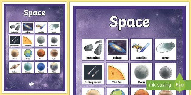 space travel vocabulary