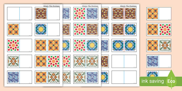 islamic-tiles-dominoes-teacher-made-twinkl