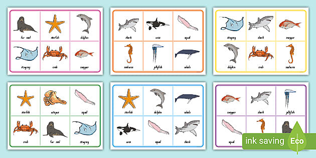 New Zealand Under The Sea Bingo Game teacher Made Twinkl