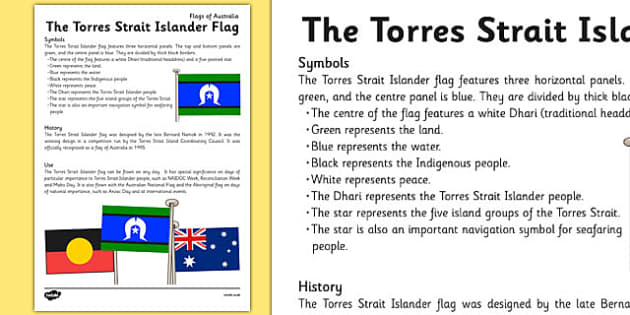 Flags of Australia Torres Strait Islander Flag Info -flags, australia ...
