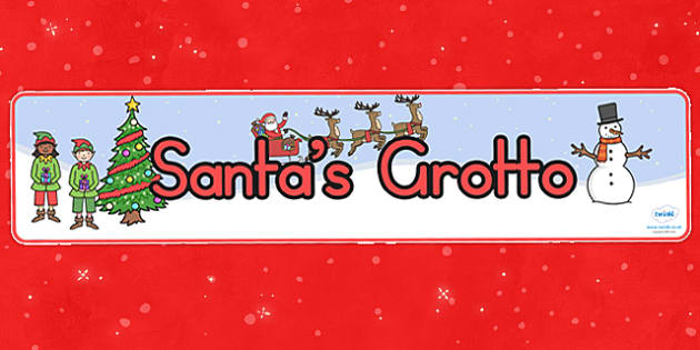 Australia Santas Grotto Display Banner teacher Made australia-santas-grotto-display-banner-teacher-made