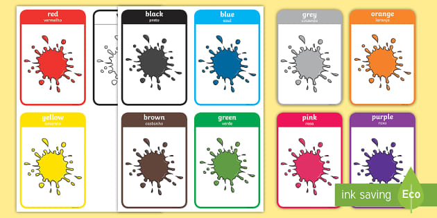 Cores e Formas (Colors and Shapes in Portuguese) Eu tenho Quem tem, Teaching Resources