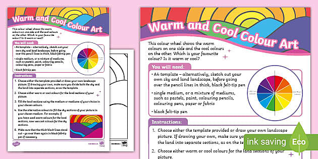 Primary Color Wheel Video and Color Wheel Coloring Page