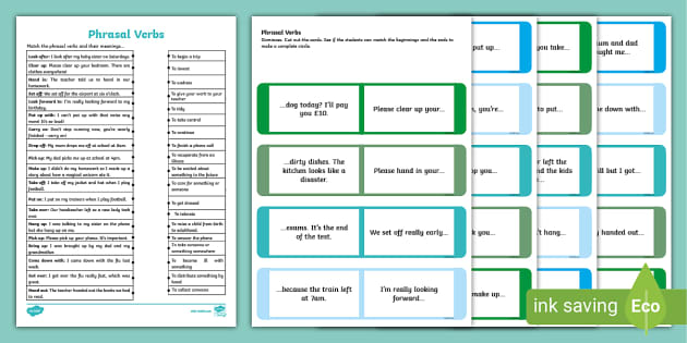 Phrasal Verbs I - Vanoli - Mentoria, Idiomas e Tradução