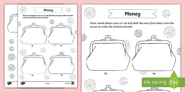 money worksheet teacher made