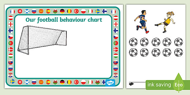 Euro 2020 Football Reward Chart (teacher made) - Twinkl