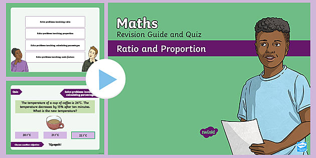 KS2 Ratio and Proportion Maths Revision Guide and Quiz