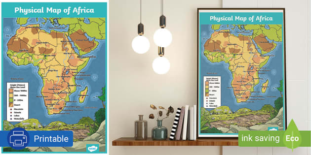 africa physical features atlas