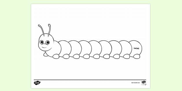 FREE! - Cartoon Caterpillar Colouring Page | Colouring Sheets