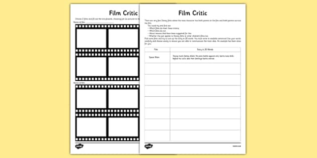 Film Strip Storyboard Template (teacher made) - Twinkl