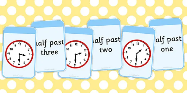 TIME FLASH CARDS AM/PM SEN LEARN TO TELL THE TIME TEACHING RESOURCE  72  CLOCK 