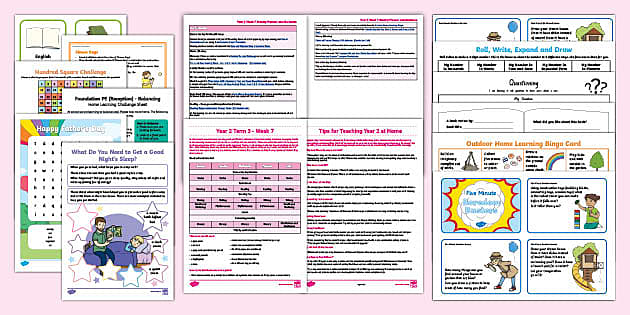 FREE! - Year 2 Term 3 Week 7 Remote Home Learning Pack