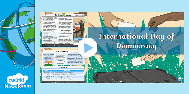 International Day Of Democracy | Twinkl NewsRoom - Twinkl