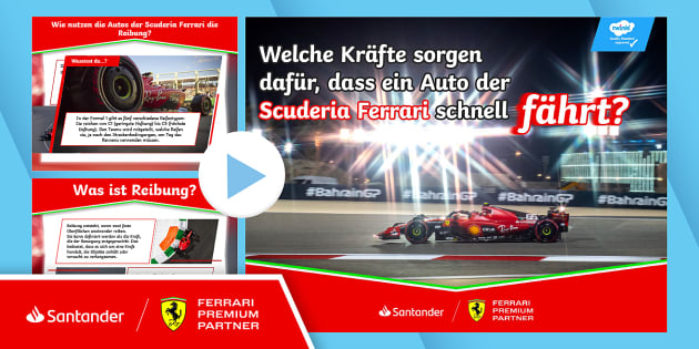 FREE! - Scuderia Ferrari F1: Welche Kräfte sorgen dafür, dass ein Auto der