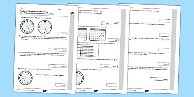 time problem solving questions year 6