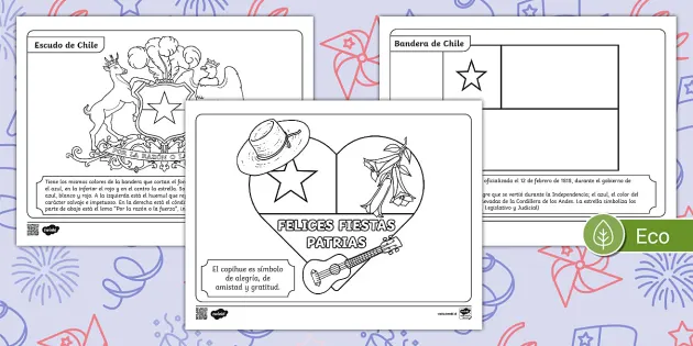 mapa del tiempo para niños con símbolos