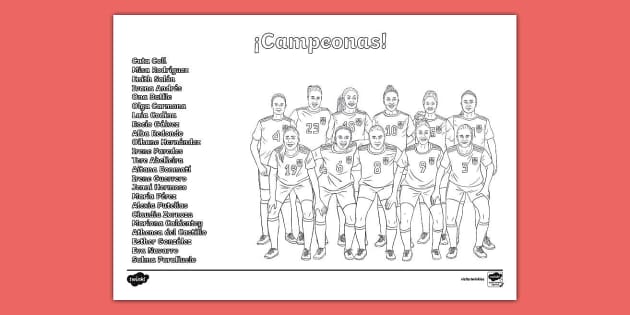 Hoja De Las Campeonas De F tbol Femenino Para Colorear hoja-de-las-campeonas-de-f-tbol-femenino-para-colorear