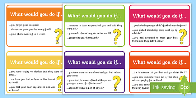 There are loads of benefits to using ‘what would you do if’ questions with ...