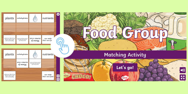 Food Matching Puzzle Game (Teacher-Made) - Twinkl