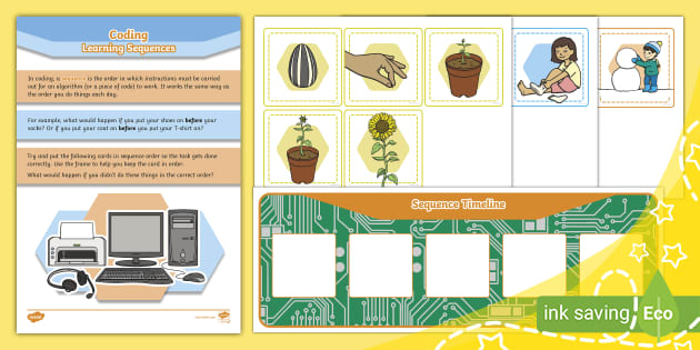 Bee-Bot Sequence Cards for Coding