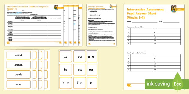 KS1 Level 5 Intervention - Assessment Pack Weeks 1-4