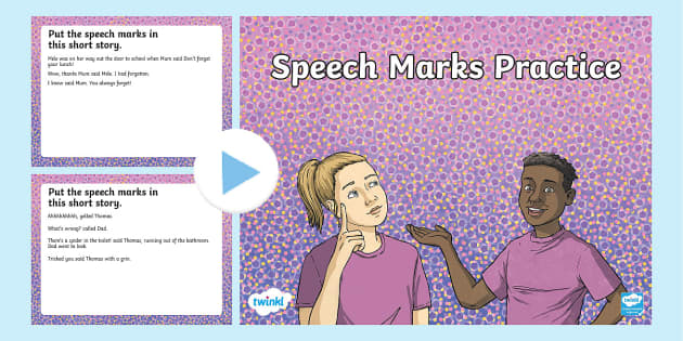 teaching speech marks year 2