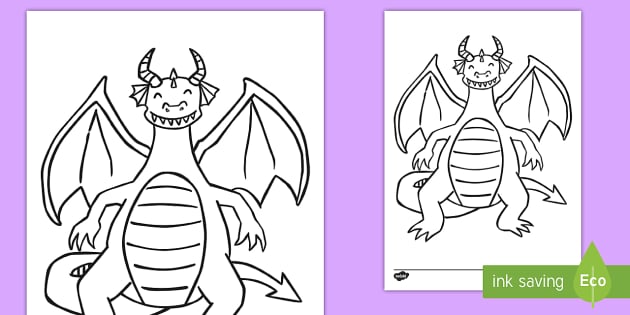 dragon from shrek coloring pages