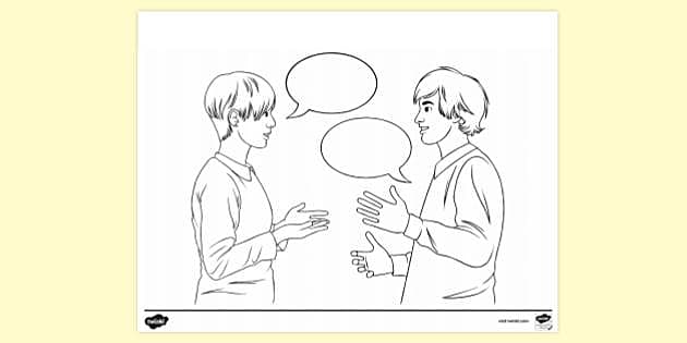 FREE! - Circle Time Communication Colouring | Colouring Sheets