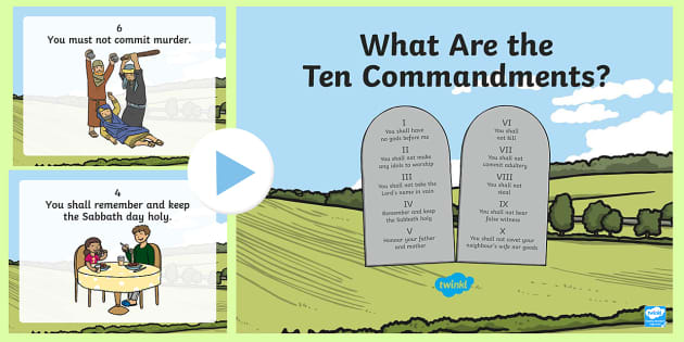 ten commandments for kids